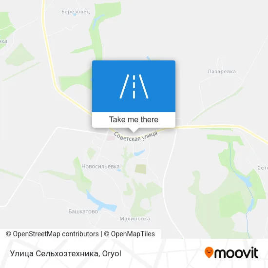 Улица Сельхозтехника map