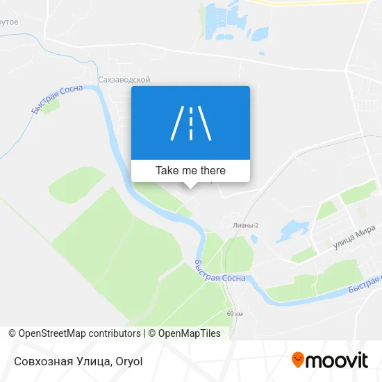 Совхозная Улица map