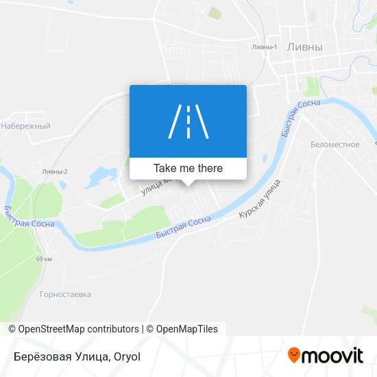 Берёзовая Улица map