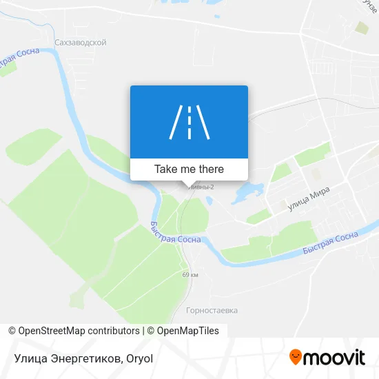Улица Энергетиков map