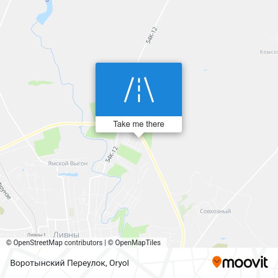 Воротынский Переулок map