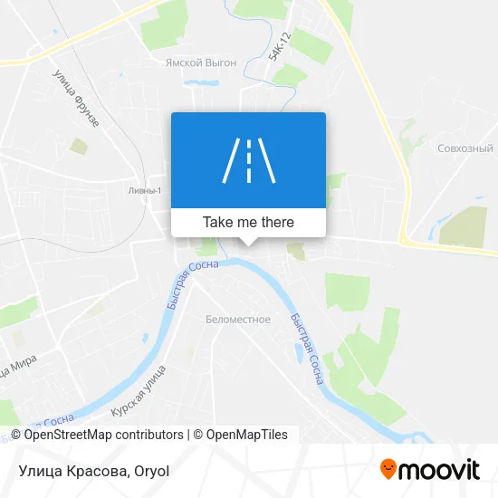 Улица Красова map