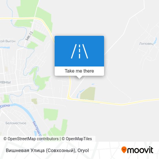 Вишневая Улица (Совхозный) map