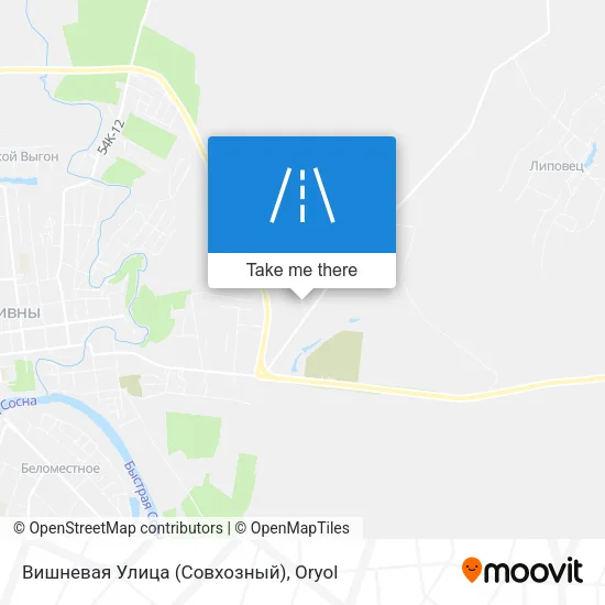 Вишневая Улица (Совхозный) map