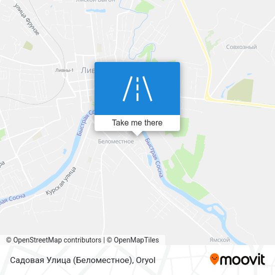 Садовая Улица (Беломестное) map