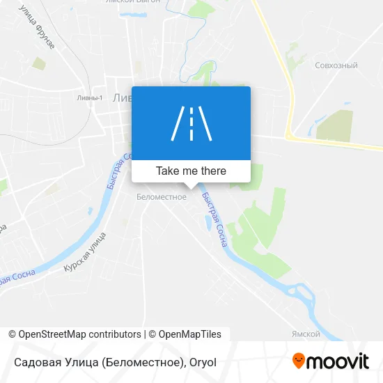 Садовая Улица (Беломестное) map