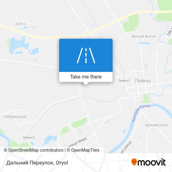 Дальний Переулок map