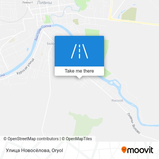Улица Новосёлова map