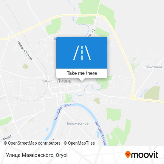Улица Маяковского map