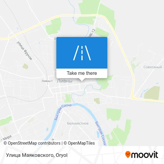 Улица Маяковского map