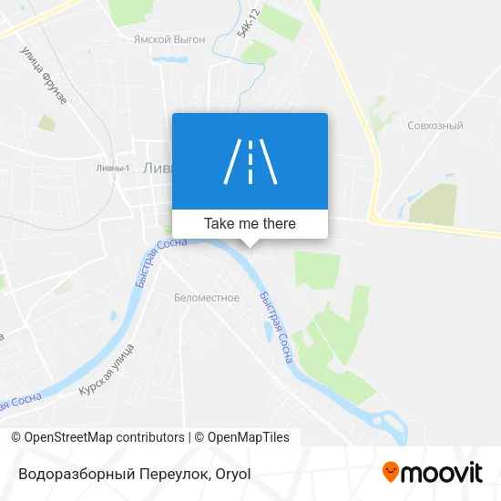 Водоразборный Переулок map