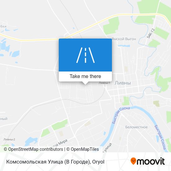 Комсомольская Улица (В Городе) map