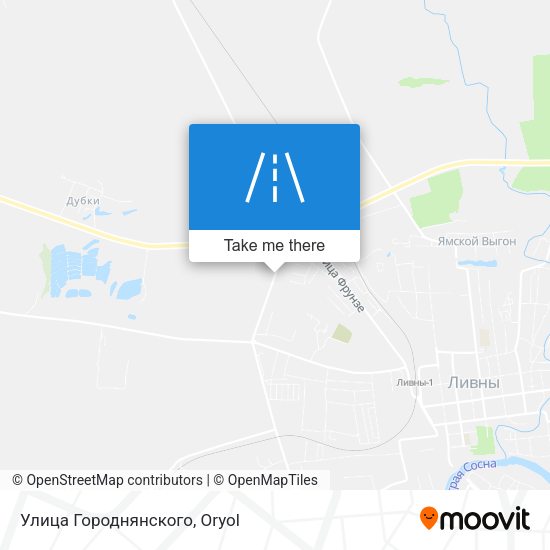 Улица Городнянского map