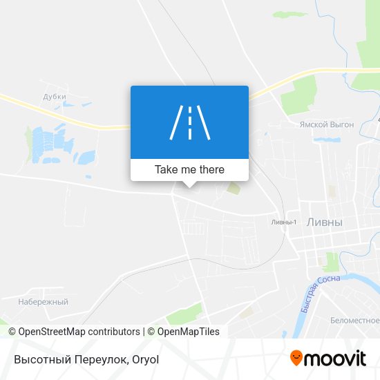 Высотный Переулок map