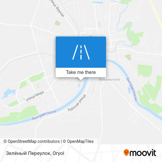 Зелёный Переулок map