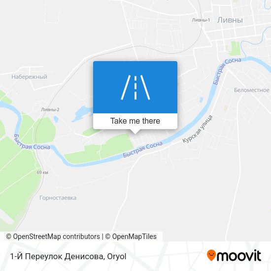 1-Й Переулок Денисова map