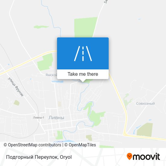 Подгорный Переулок map