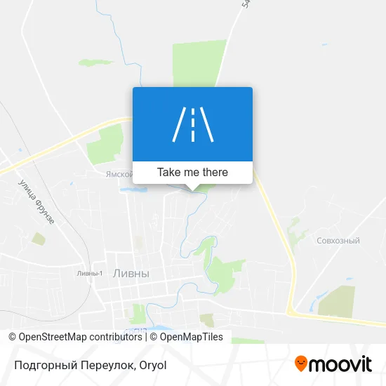 Подгорный Переулок map