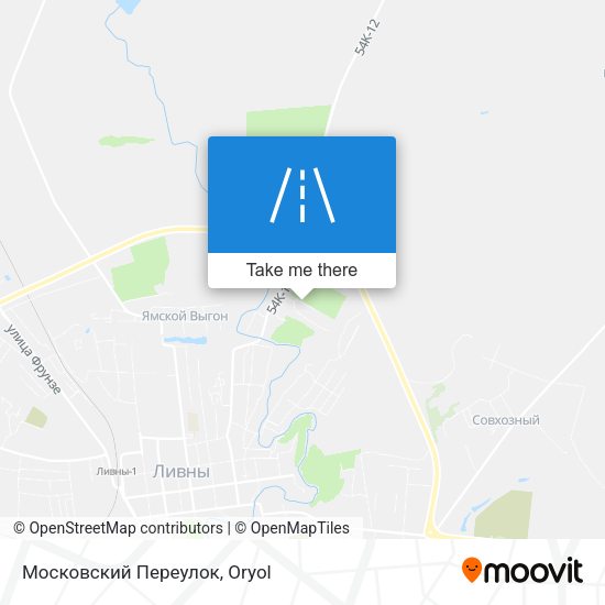 Московский Переулок map