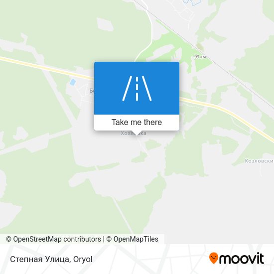 Степная Улица map