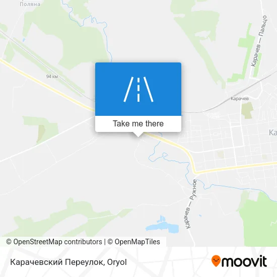 Карачевский Переулок map