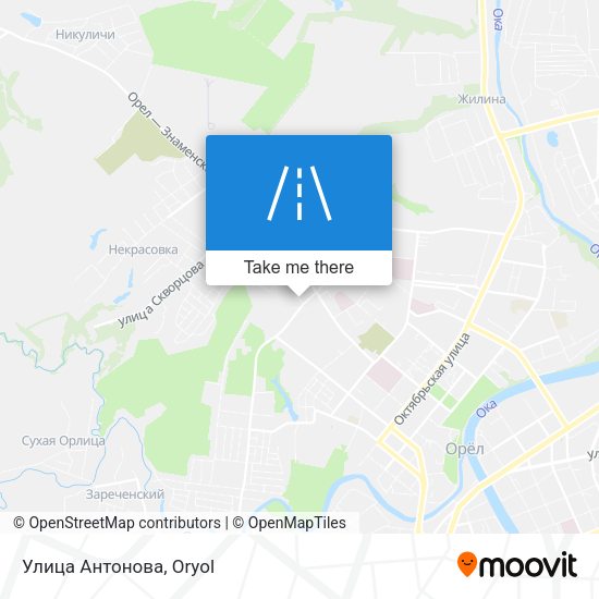 Улица Антонова map