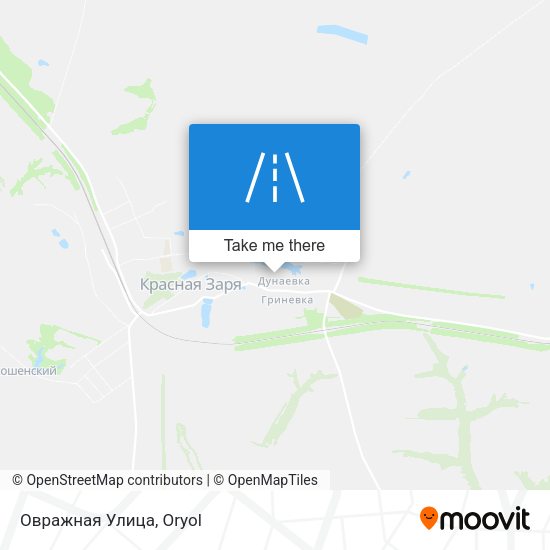 Овражная Улица map