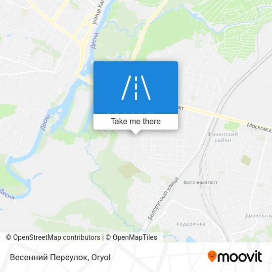Весенний Переулок map