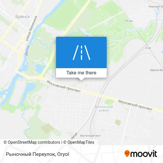 Рыночный Переулок map