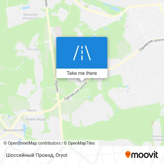 Шоссейный Проезд map
