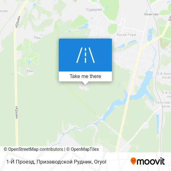 1-Й Проезд, Призаводской Рудник map