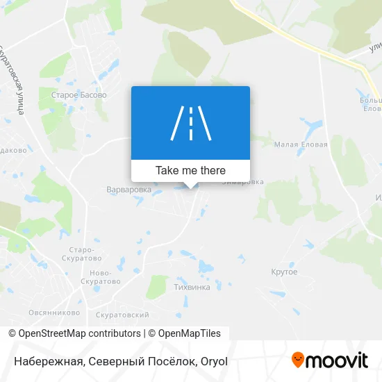 Набережная, Северный Посёлок map