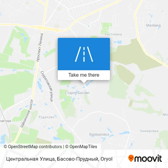 Центральная Улица, Басово-Прудный map