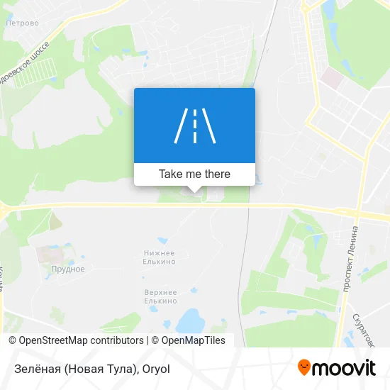 Зелёная (Новая Тула) map
