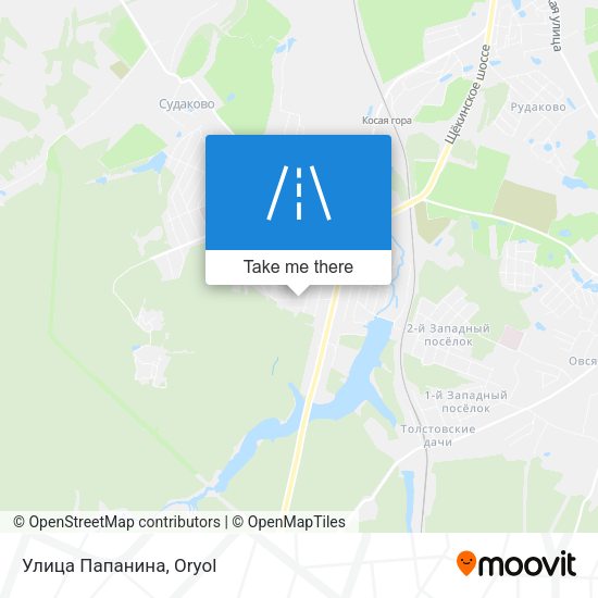 Улица Папанина map