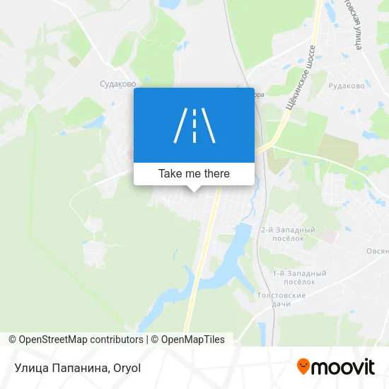 Улица Папанина map