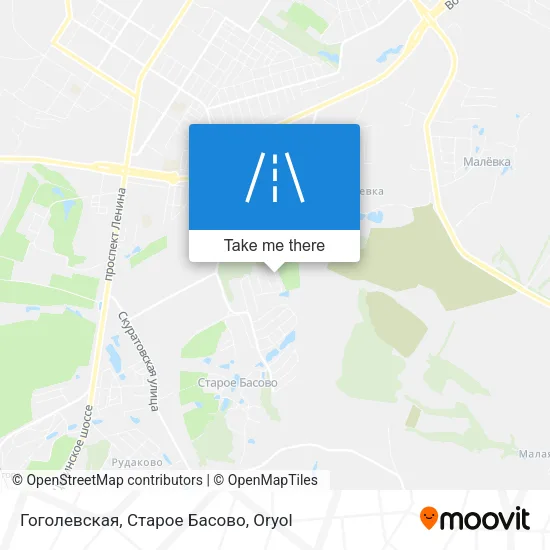 Гоголевская, Старое Басово map