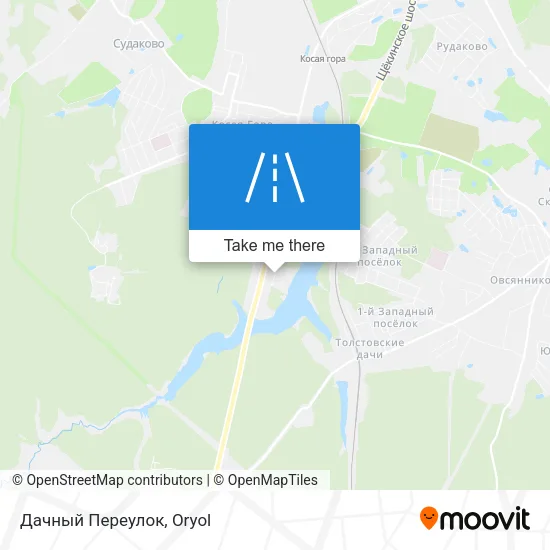 Дачный Переулок map