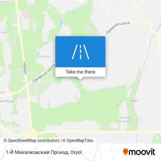 1-Й Михалковский Проезд map