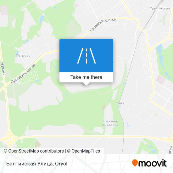 Балтийская Улица map