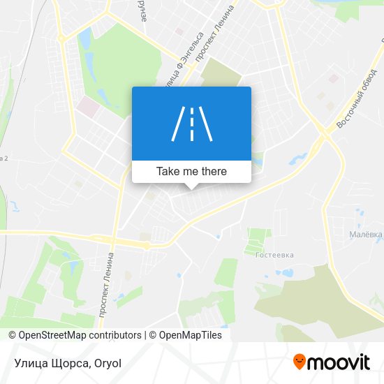 Улица Щорса map
