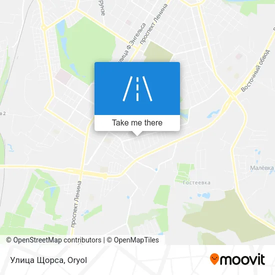 Улица Щорса map