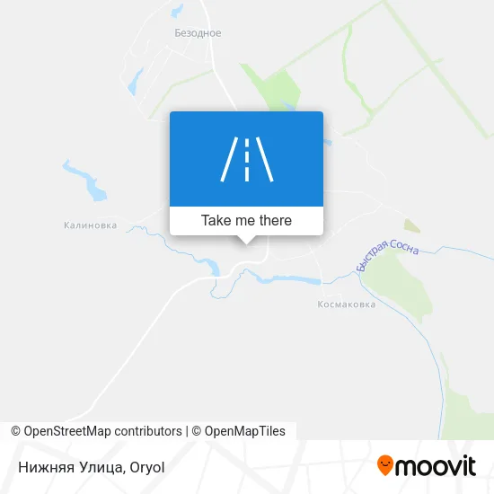 Нижняя Улица map
