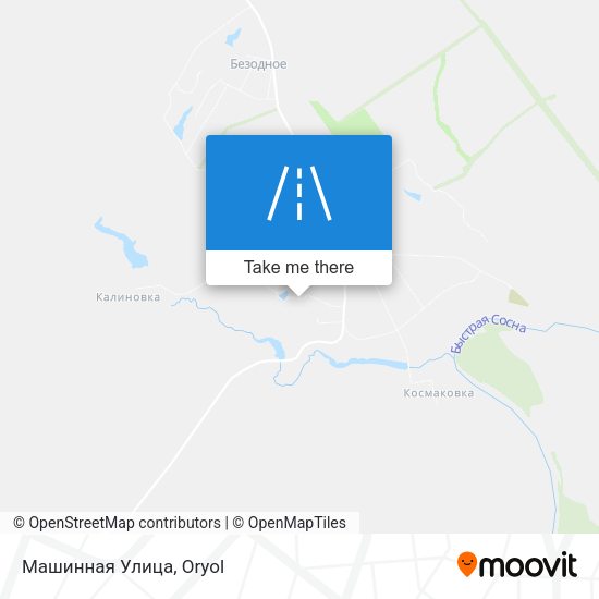 Машинная Улица map