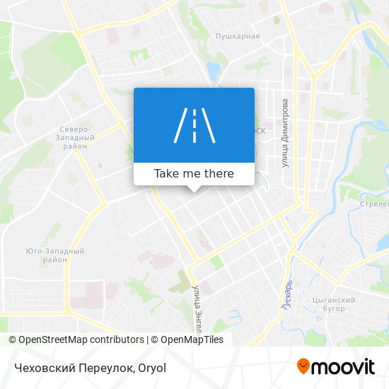 Чеховский Переулок map