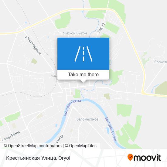 Крестьянская Улица map