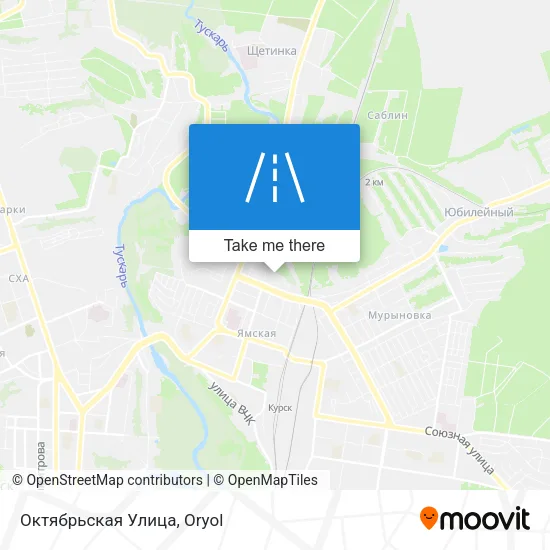Октябрьская Улица map