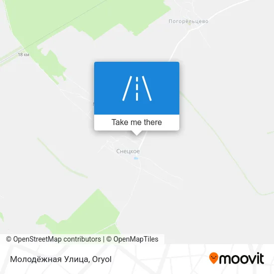 Молодёжная Улица map