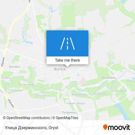 Улица Дзержинского map