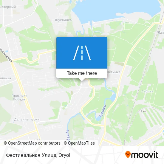Фестивальная Улица map